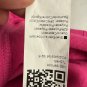 Fisoew Womens Pink Turtleneck Sweatshirt M Side-Slit Tunic Pullover Adjustable