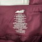 Avia Womens Burgundy & Grey Heather Leggings Size M Stretchy Athletic Fit