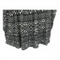 Charlotte Russe Womens Black & White Patterned Rayon Top Size S Loose Fit Casual