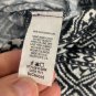 Charlotte Russe Womens Black & White Patterned Rayon Top Size S Loose Fit Casual