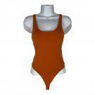 Rust Orange XS Bodysuit By BP. Cotton-Spandex Blend