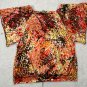 AGB Womens Abstract Print Flutter Sleeve Blouse XL Multicolor Polyester
