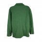 Muk Luks Womens Quilted Snap Front Jacket PS Green Polyester Blend Casual Top