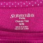 St. John&acirc;��s Bay Petite Classic Tee Women&acirc;��s M Magenta Solid Comfortable Shirt