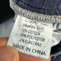 Pull On Stretch Denim Womens Skinny Jeans Elastic Waist Blue Size XL