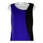 Calvin Klein Womens Colorblock Sleeveless Sheath Dress Size 8
