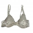 Hanes Her Way Womens 36C Bra Beige No Padding Adjustable Straps Nylon Blend