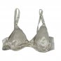 Hanes Her Way Womens 36C Bra Beige No Padding Adjustable Straps Nylon Blend