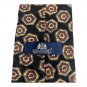 Stafford Mens Silk Tie Geometric Pattern Classic Fit Black Gold Burgundy