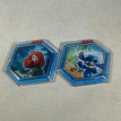 Disney Infinity 2.0 Power Discs Featuring Merida & Stitch Collectible Set