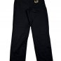 Lee Womens Black Straight Leg Mid-Rise Pants Comfort Waistband Size 4 Medium