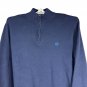 Chaps Mens Navy Blue 1/4 Zip Sweater XXL Casual Comfortable Pullover