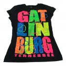 Gatlinburg Tennessee Womens Tee S Black Neon Graphic Short Sleeve Shirt Gatlinburg Tennessee Womens Tee S Black Neon Graphic Short Sleeve Shirt