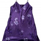 Secret Treasures Ladies Large Purple Floral Satin Nightgown Sleeveless Vintage Secret Treasures Ladies Large Purple Floral Satin Nightgown Sleeveless Vintage