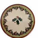 Holiday Tin With Pinecone & Holly Design 3 Lb Capacity Made In USA Durable Metal Holiday Tin With Pinecone & Holly Design 3 Lb Capacity Made In USA Durable Metal