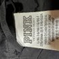 Victorias Secret Pink Black Windbreaker Jacket L/XL Womens Lightweight Hooded
