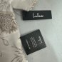 Lulus XS Beige Floral Satin Brocade Mini Dress With Plunge Neckline & Back Zip