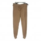 Nasty Gal Womens Knit Joggers Medium Tan Casual Lightweight Pull-On Style