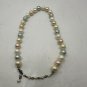 Vintage Multi-Color Faux Pearl Necklace With Gold-Tone Clasp