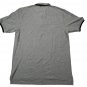 Lands End Partners Bank Mens Polo Shirt Size L Gray Black Trim Embroidered Logo