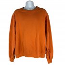 Orange Prospirit Crewneck Sweatshirt - Mens Size L - Cotton Blend Vintage 90's
