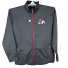 Fresno State Bulldogs Full-Zip Jacket LG Vantage Gray & Red Polyester Mens