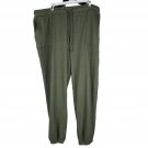 Como Blu Womens Jogger Pants 1X Olive Green Como Blu Womens Jogger Pants 1X Olive Green