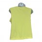 Athletic Works Womens Yellow Sleeveless Tank Top Size L Lightweight