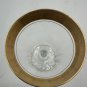Vintage Tiffin Franciscan Crystal Goblet Minton Stem 14196 Gold Scroll Band