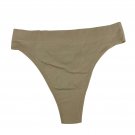 Granfee Womens Seamless Thong Underwear Small Nude Nylon & Spandex Soft Stretch