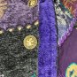 Boho Patchwork Jacket Medium Multicolor Gold Buttons Embroidered India