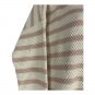 Madewell Womens M Striped Sweater Beige Pink Cotton Blend Crew Neck Long Sleeve