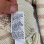 Madewell Womens M Striped Sweater Beige Pink Cotton Blend Crew Neck Long Sleeve