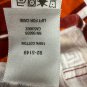 Cabelas Mens Button-Up Shirt LG in Red & Orange Greek Key Striped Cotton Casual