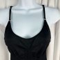 Black Bodysuit With Adjustable Straps Womens L Comfortable Stretch Fit Lingerie