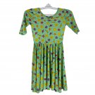 DotDot Smile Girls Smiling Sun & Flowers Dress  Size 7  Soft & Comfortable