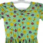 DotDot Smile Girls Smiling Sun & Flowers Dress Size 7 Soft & Comfortable