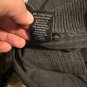 Calvin Klein Jeans Mens XL 1/4 Zip Mock Neck Sweater Grey Casual Pullover Cotton
