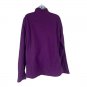 Port Authority Ladies Purple Fleece Jacket XL Full Zip Casual Lightweight China