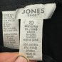 Jones Sport Womens Black Stretch Pants Size 10