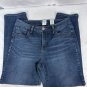 Time And Tru Womens Petite Straight Leg Jeans Size 12 Dark Wash