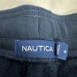 Nautica Mens Navy Blue Drawstring Shorts Cotton Blend Pride Logo Size M