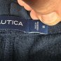 Nautica Mens Navy Blue Drawstring Shorts Cotton Blend Pride Logo Size M