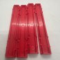 Red Plastic Lincoln Log Roof 4 Pieces