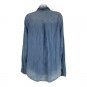 Cloth & Stone Lace Up Long Sleeve Denim Shirt Womens Medium Casual Fit