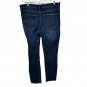 Rock & Republic Berlin Womens Dark Skinny Jeans Size 14 Studded Back Pockets
