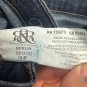 Rock & Republic Berlin Womens Dark Skinny Jeans Size 14 Studded Back Pockets