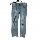Cello Womens Size 3 Distressed Light Wash Denim Jeans Stretch Rips Cello Womens Size 3 Distressed Light Wash Denim Jeans Stretch Rips