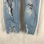 Cello Womens Size 3 Distressed Light Wash Denim Jeans Stretch Rips