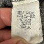 St. John's Bay Women's Authentic Charcoal Full-Zip Sherpa Jacket 2X